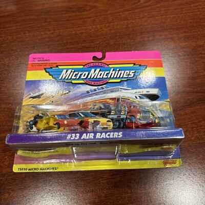 Micro Machines #33 Air Racers NIB NOS Sealed 1995 Planes Gee Bee P-51 ...