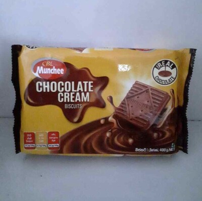 Munchee Chocolate Cream Biscuit Real Chocolate Best Quality Sri Lankan Product