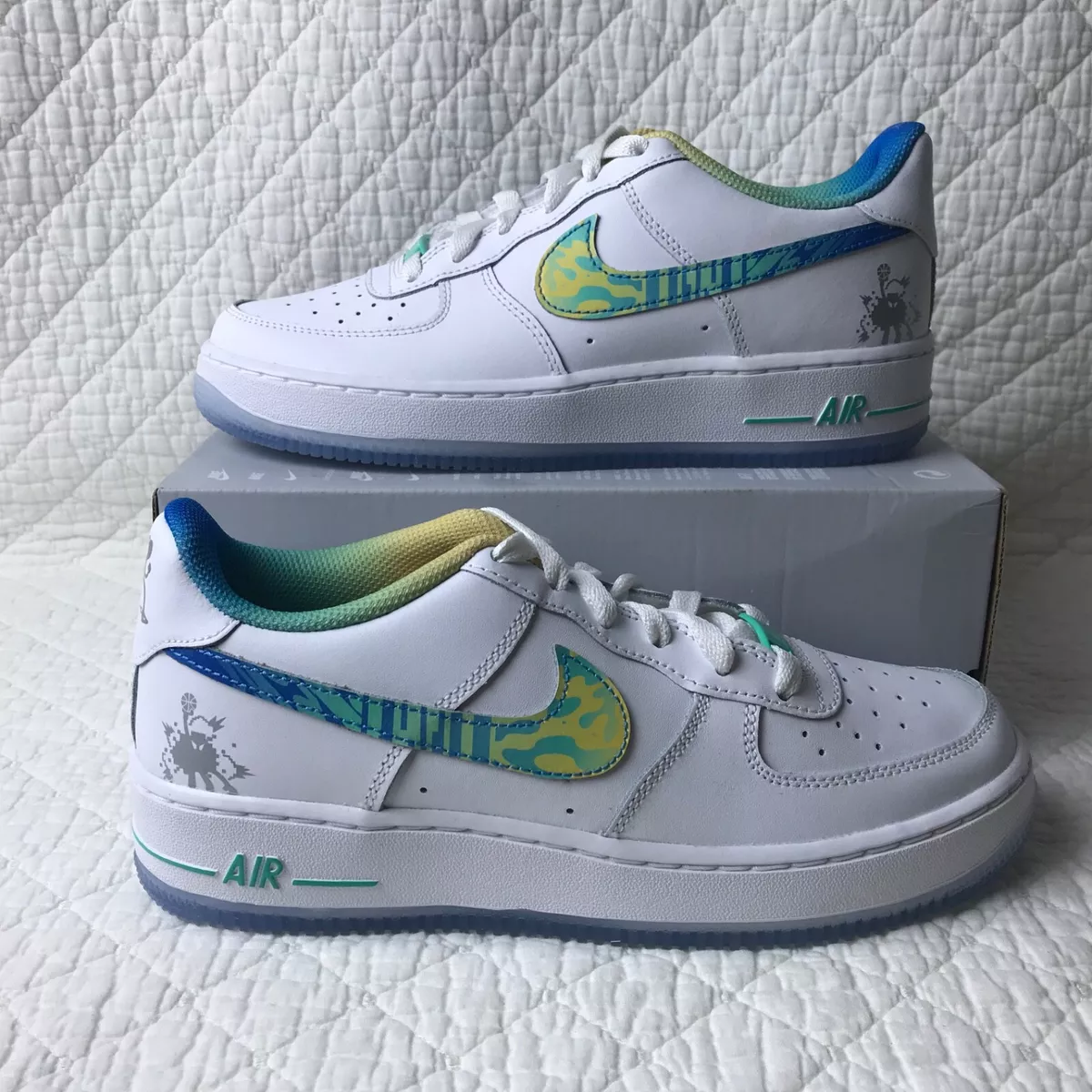 Nike Air Force 1 LV8 (GS) Grade School Shoes Youth SZ 6Y Multicolor  FJ7691-191