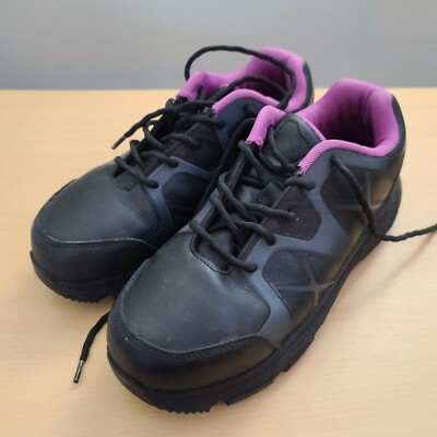 Shoes For Crews Ace Spears Work Boots Aluminum Toe 72303 Black Womens Size  10