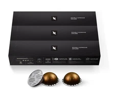NESPRESSO Vertuo Double Espresso Chiaro, Medium Roast Espresso Coffee, 30-Count
