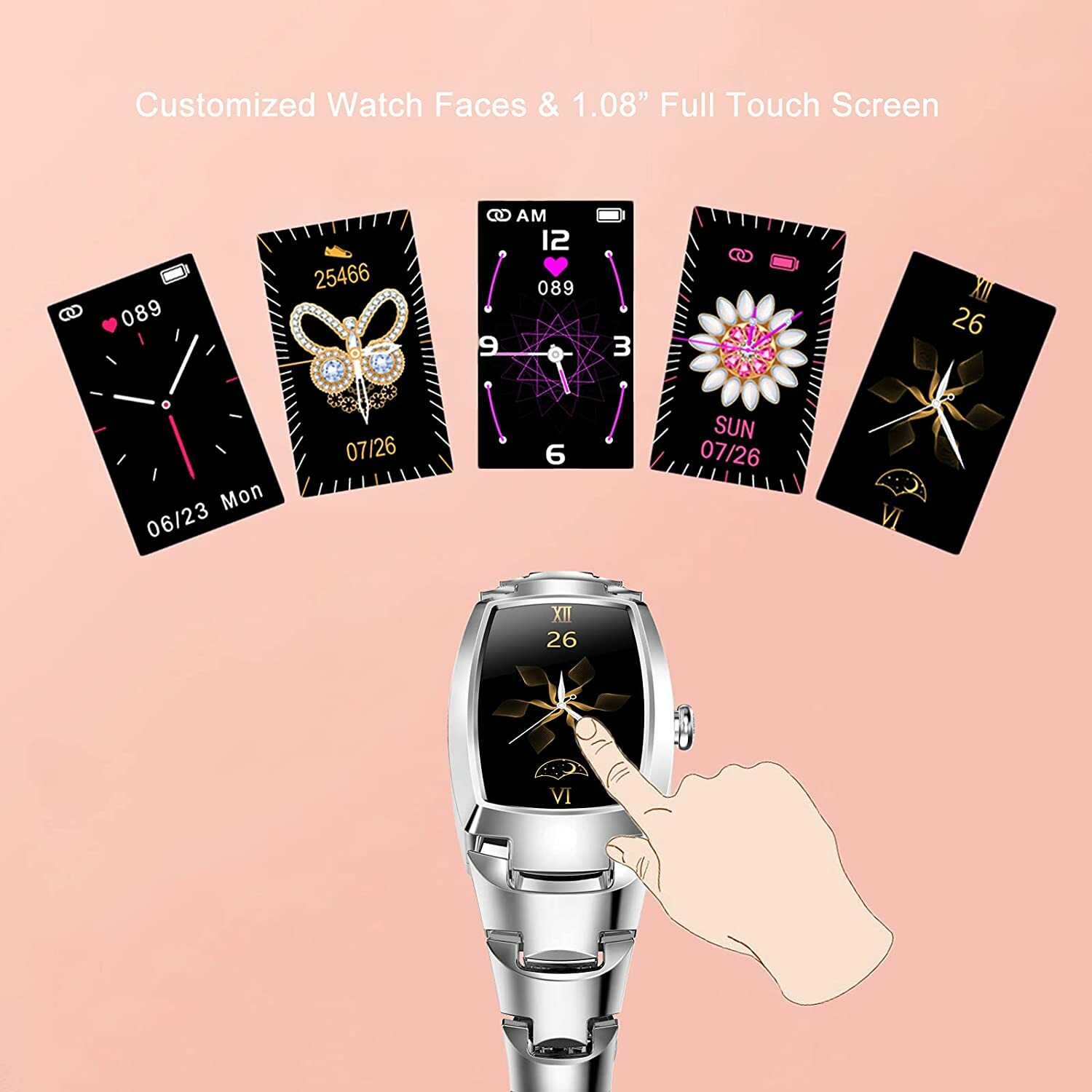 TMYIOYC Fitness Tracker Digital Watch w/ Heart Rate, Blood Pressure, Blood Oxyge eBay