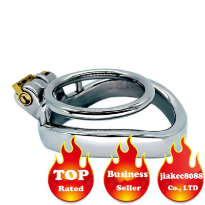 Newest Sissy Chastity Hollow Cage Locking Double Ring Exercise Constraint Slave