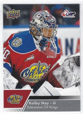 2022-23 Upper Deck CHL #146 Kolby Hay (goalie)