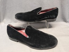 Dolce & Gabbana Black Suede Loafers Formal Dress Slip On Shoes