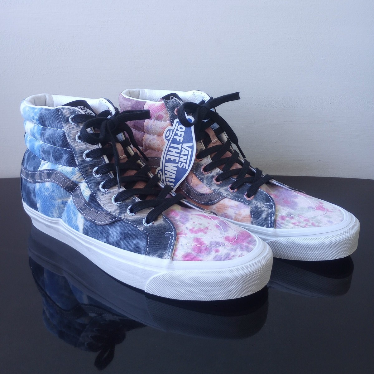 VANS スニーカー SK8-HI 38 DX MIXED DYE MULTI VN0A54FBAXJ Vans Men's Sk8-Hi 38 DX PW Mix Dye Canvas Sneaker in Amazing Multi