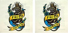 Phish Temporary Tattoo New Year's Run Sticker Set Memorabilia Logo Decal Lot