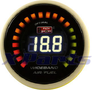 52mm Lambda Anzeige mit Lambdasonde Breitband Air Fuel Ratio Autogauge Gemisch