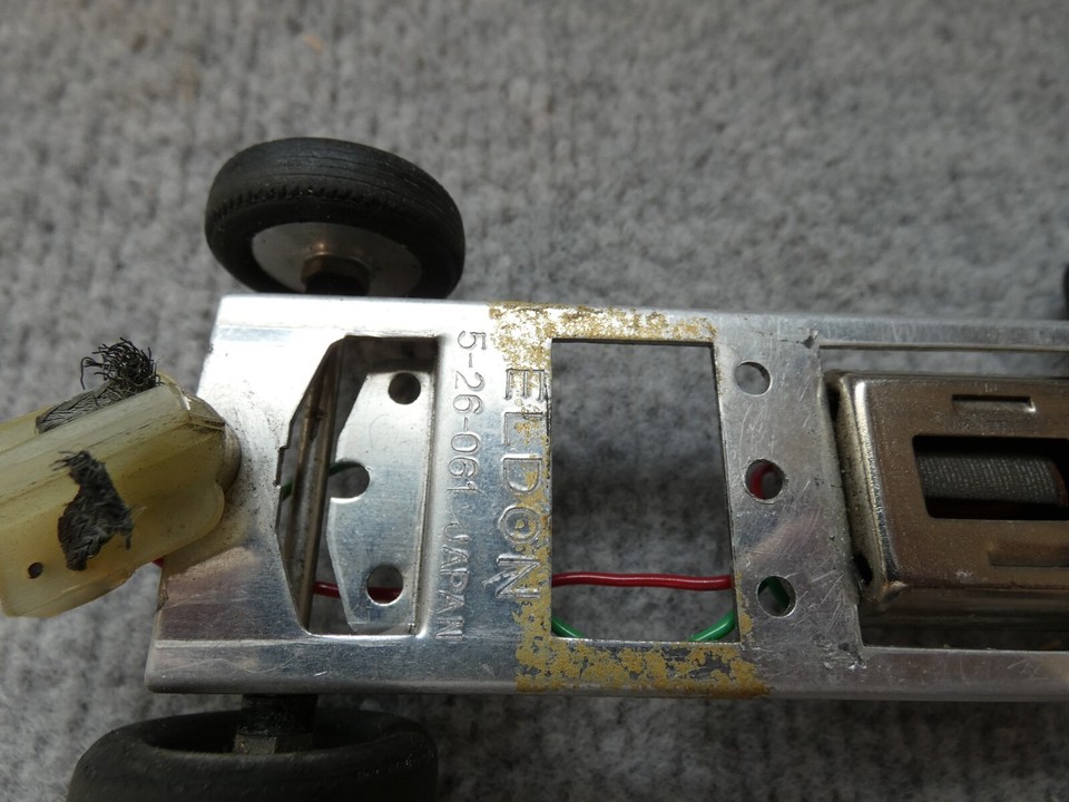 SLOT CAR RACING 1/32 SCALE ELDON CHASIS & MOTOR ALUMINUM 526061 eBay