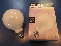 Neu Philips Globe G95 E27 100W 240V Soft White E27 Opal GlÜHlampe Dimmbar !!!