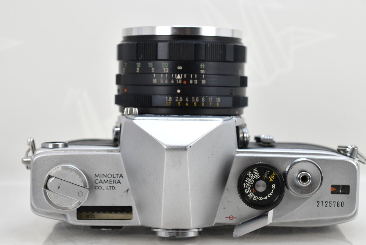 🌸[Exc+++++] Minolta SR-7 35mm Film Camera Auto Rokkor-PF 55mm F1