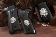 KSD Brand Astra A 90 Compatible Black Acrylic Grips