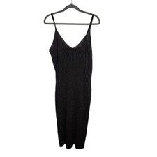 NWT Almost Famous Ribbed Bodycon Dress in Black Size 3X