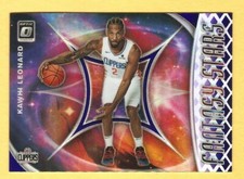 KAWHI LEONARD 2019-20 Panini Optic basketball Fantasy Stars SILVER PRIZM HOLO **