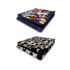 OFFICIAL SPACE JAM 1996 GRAPHICS VINYL SKIN DECAL FOR SONY PS4 SLIM CONSOLE