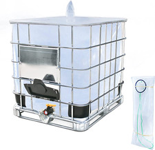 IBC Tote Cove, 275 Gallon IBC Water Storage Barrel Liner Bags,1000 Liter Rain Ba