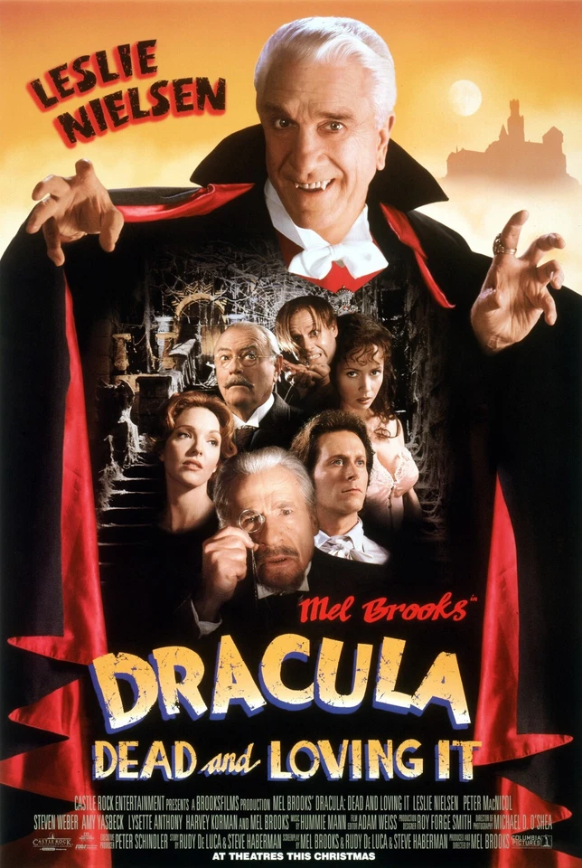 Dracula Dead And Loving It movie poster - Mel Brooks, Leslie Nielsen - 11" x 17"