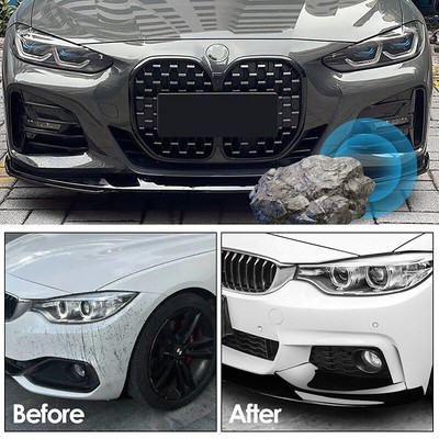 Gloss Black Front Bumper Lip Spoiler For BMW 4 Series F32 F33 F36 M Sport (2014-2020)