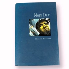 Moby Dick Herman Melville Hardcover Dust Jacket Stonehenge Press