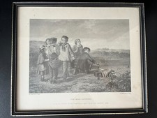 The Bird-Catchers by R Brandard after W. Hemsley - latter 19th Century