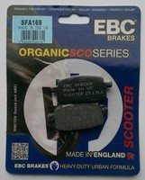 EBC Organic Front BremsbeläGe Satz FüR MBK CZ50Z Target (1991-1995)