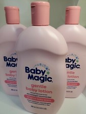 Baby Magic Gentle Baby Lotion, Vitamins Free of Parabens,Phthalates,16.5oz 3pcs 