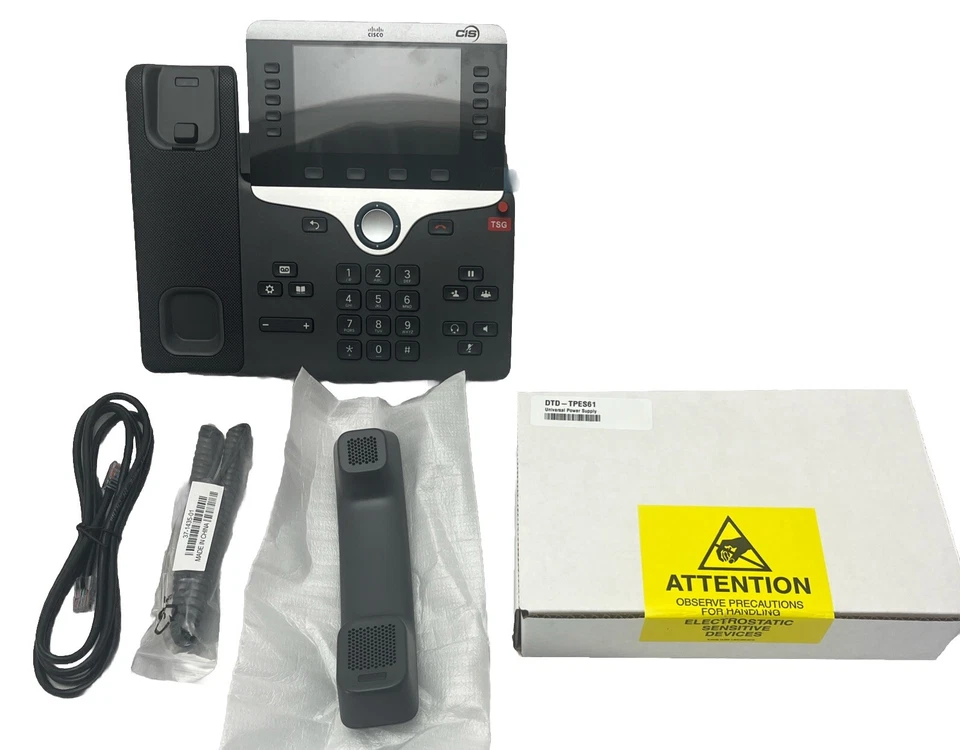 Cisco  CP-8851-K9 VoIP Business IP Phone Cisco Brand New. - Image 2 of 4
