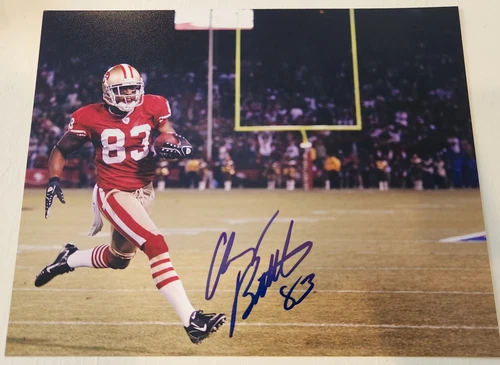 Arnaz Battle San Francisco 49ers Notre Dame Steelers Autographed 8x10 COA