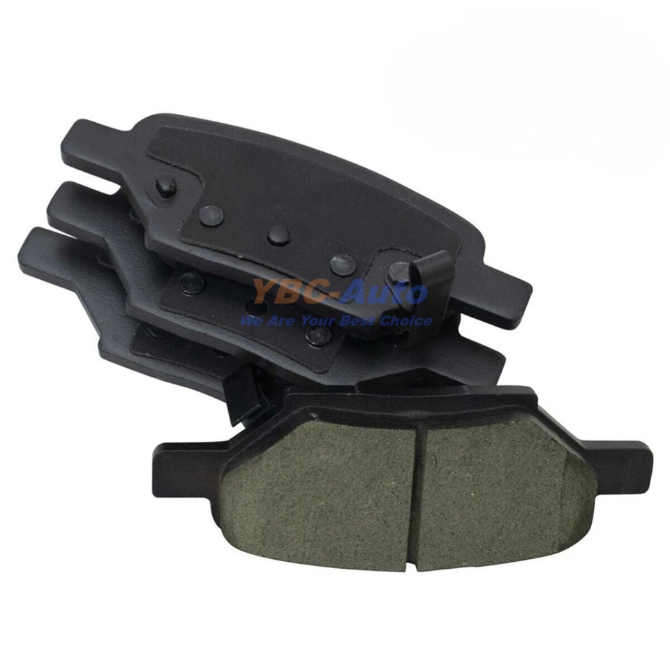 Front and Rear Brake Pads for Pontiac G6 G5 Saturn Aura 2004-2012 Chevy Malibu Foto 2 de 4