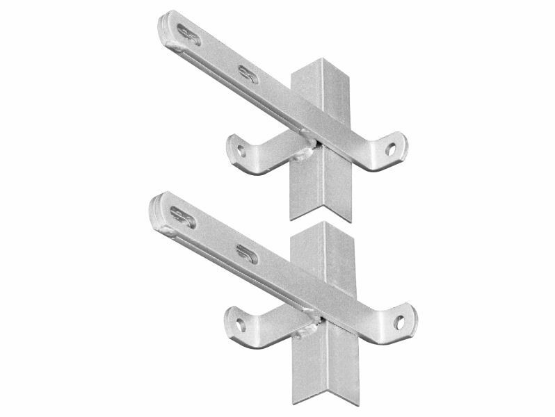 Double Chimney Lashing Bracket Twin Strap Kit TV Aerial 10 12 16 20ft