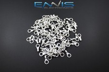 18-22 GAUGE 25 PK UNINSULATED NON INSULATED RING 10 CONNECTOR TERMINAL URR10