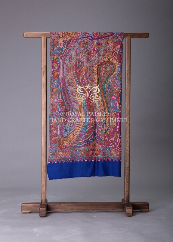 Sale 100% Pure Hand Resham embroidered Pashmina Kashmiri Shawl Sale