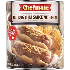Chef-mate Original Hot Dog Chili Sauce with Meat, Classic Taste, Bulk Size, 3kg