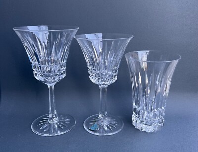Villeroy&Boch  18 Weingläser Set Wasser Glas Bleikristall handgeschliffen 1950er