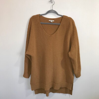 American Eagle Chenille Knit Sweater Size Medium M Yellow