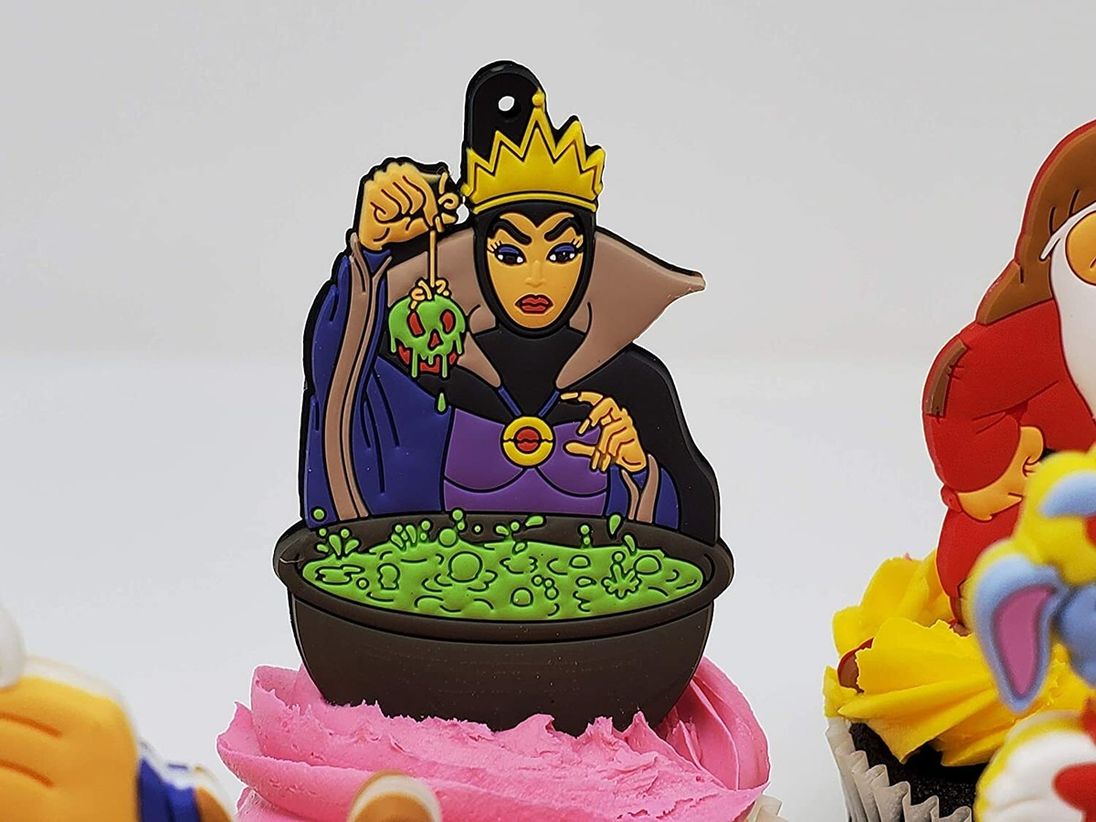 Snow White and the Seven Dwarfs Birthday Cake Toppers with Dwarf