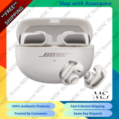 Bose Ultra Wireless Bluetooth Kopfhörer offene Ohrhörer, weiß - brandneu
