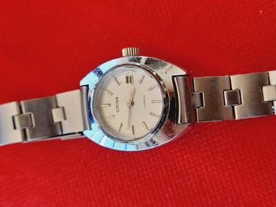 Vintage Citizen 4-532023 17 Jewels Manual Wind Ladies Watch _3059
