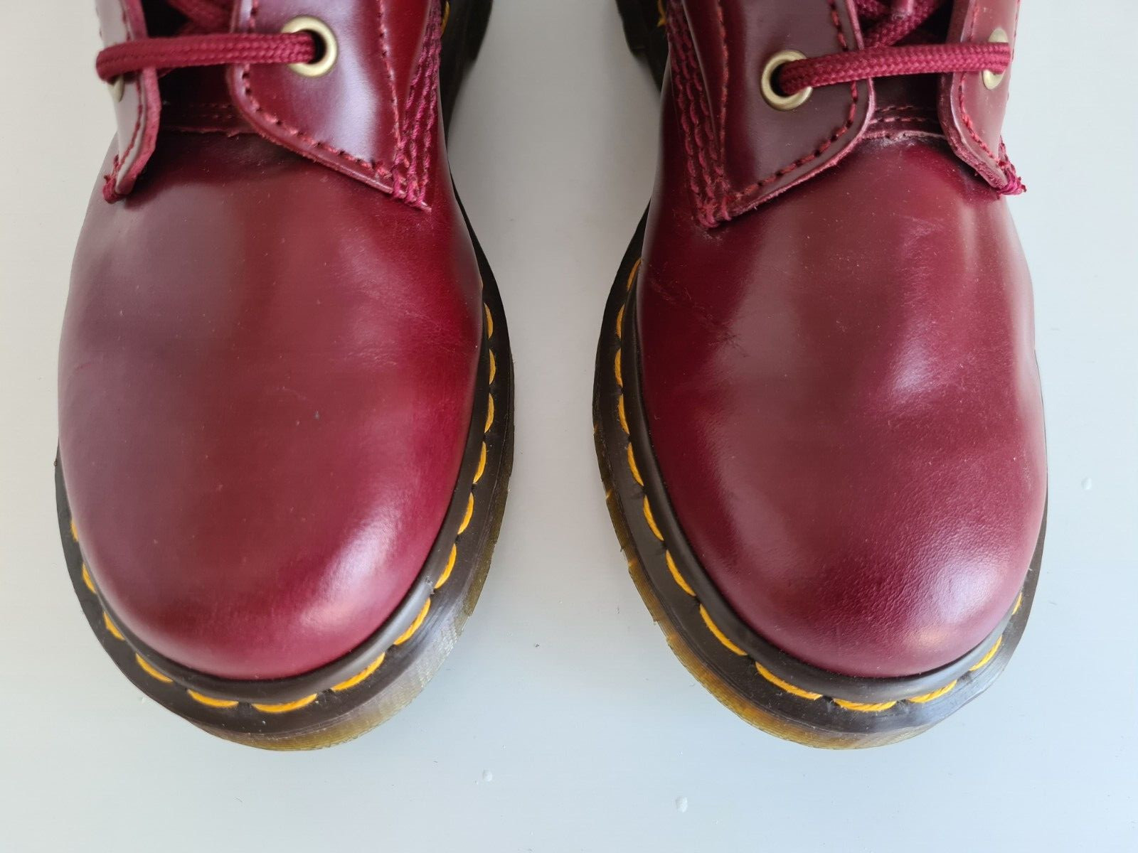 Dr Martens 1460 8 hole Pascal Shiraz Serena fur lined shearling boots UK5 EU38 image 5
