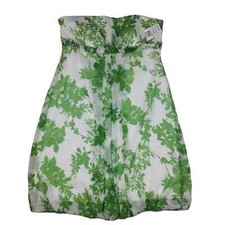 David Bridals Tube Dress Green Floral size 14
