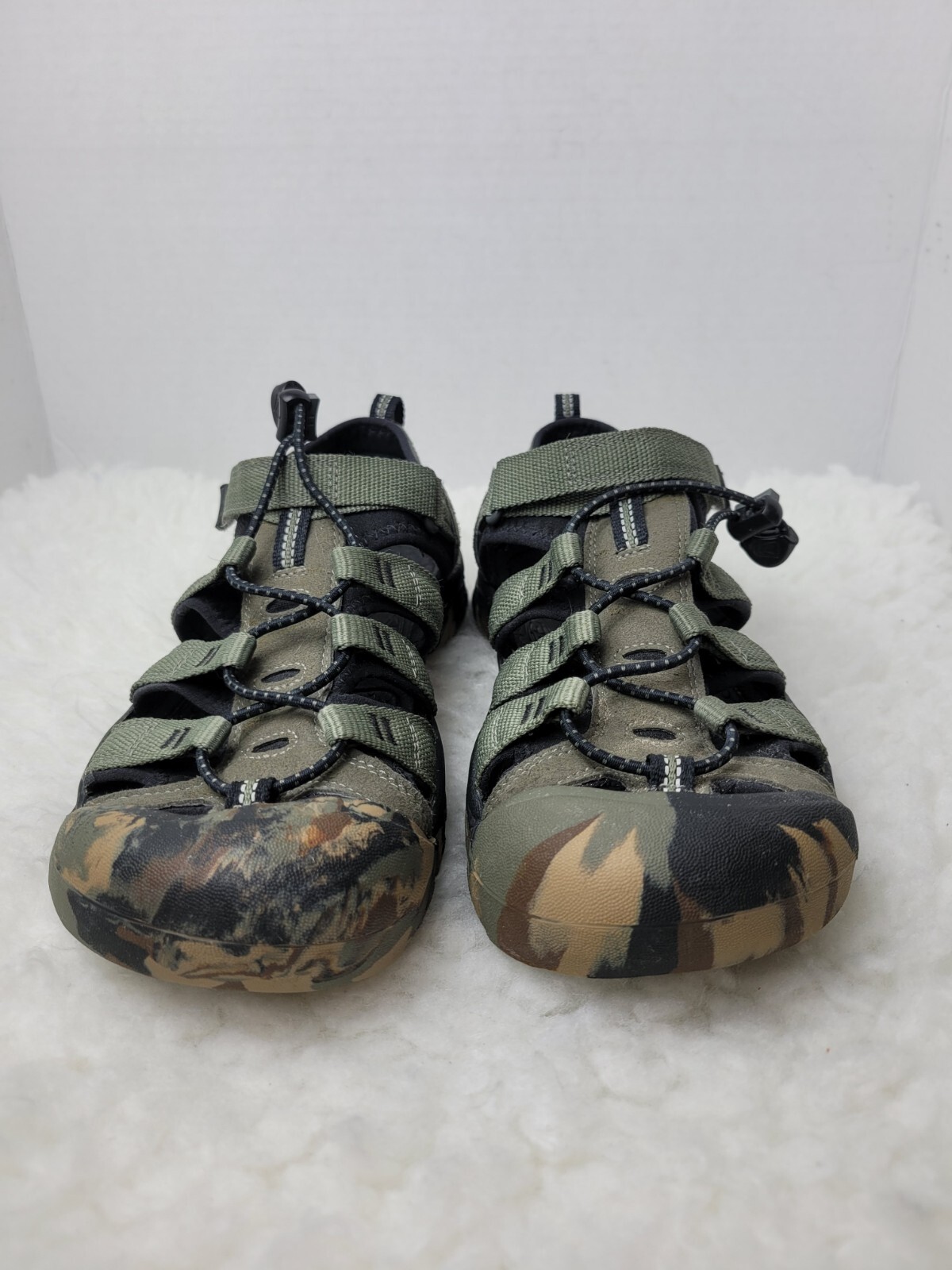 KEEN Sandali da uomo verdi Newport H2 taglia 7 impermeabili escursioni all'aperto