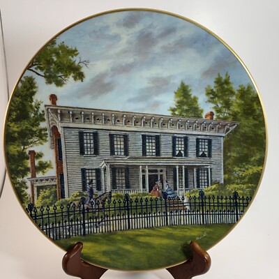 John Alan Maxwell First White House of the Confederacy Collector Plate Gorham 