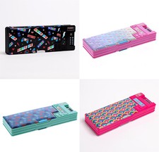 Pencil Case Multifunction ScribblePOP Gaming Unicorn Rainbow Dinosaur Calculator