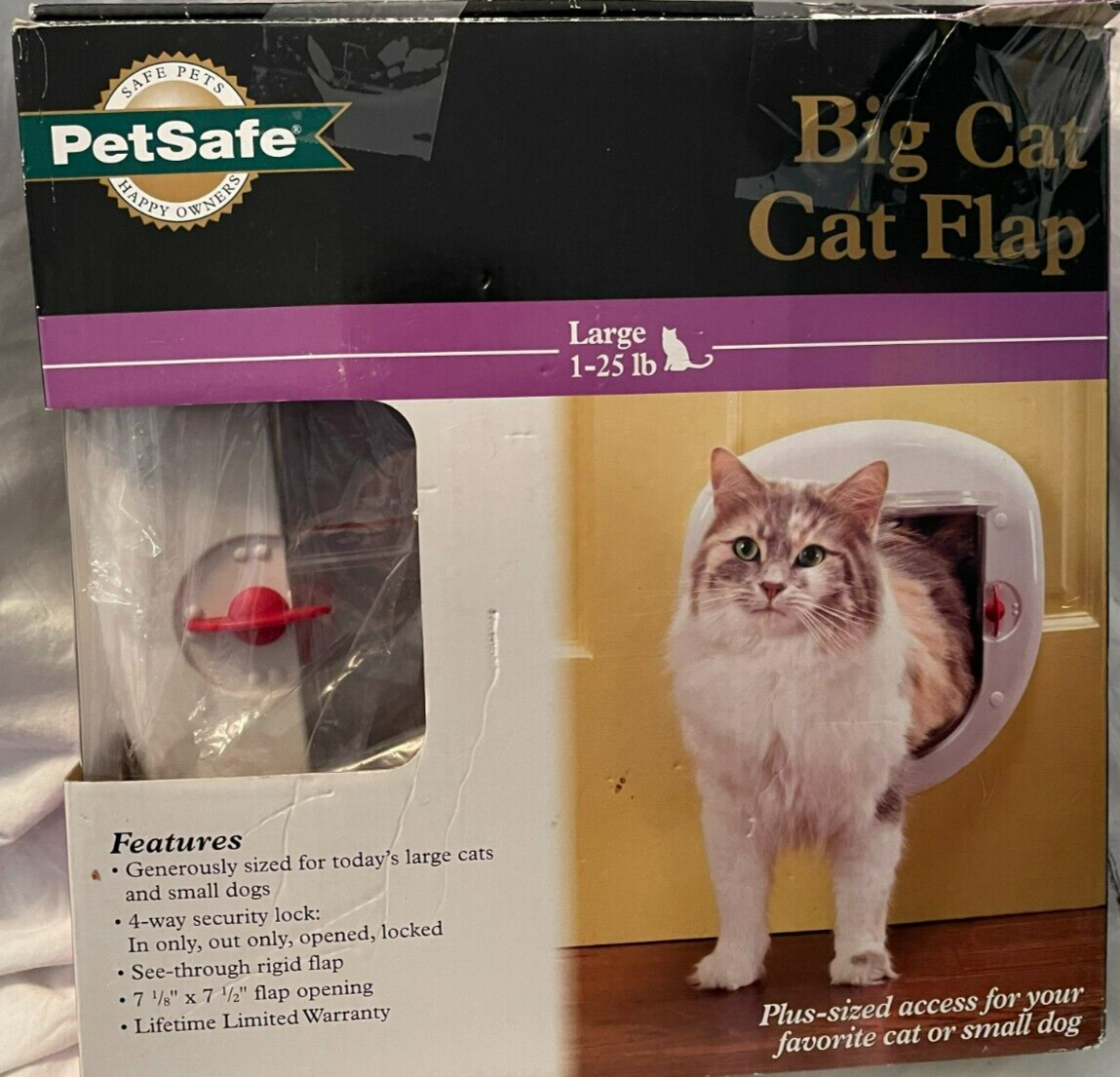 4Way Locking Big Cat Door By PetSafe PPA0011326