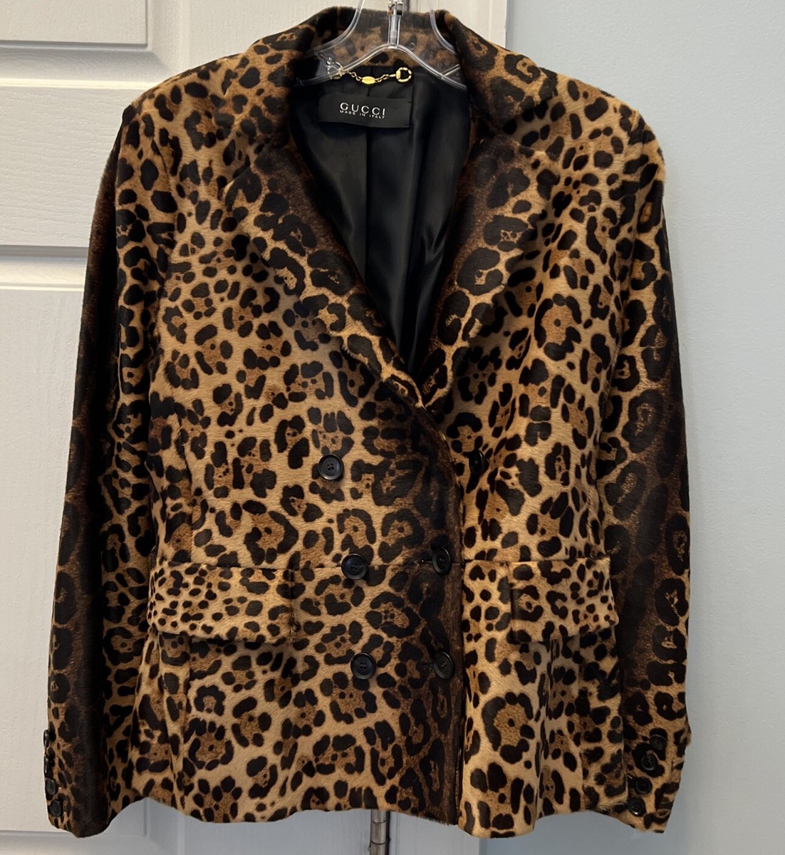 GUCCI Animal Print Jacket Size: S-M Auth Retails 15k | eBay