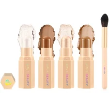 LIFUS Face Cream Contour Stick Bronzer Stick Highlighter Stick Illuminator Ma...