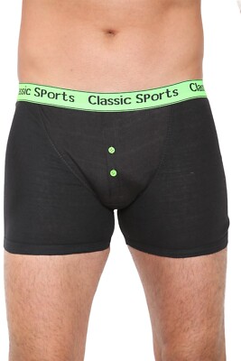 Mens Cotton Rich Neon Boxer Shorts - Comfort Fit - Choose 3, 6, 9, 12 Packs - S-2XL