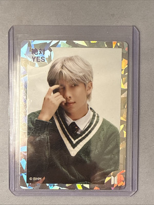 RM BTS Kim Nam-joon DYKM Japan Official Photo Card Rap Monster DIAMOND Holo Foil