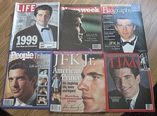 John F Kennedy Jr. American Prince 6 Magazines Time Life People Newsweek JFK Jr.