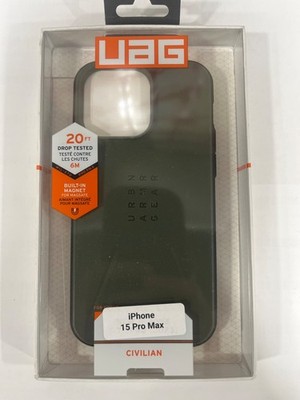 Urban Armor Gear UAG Civilian Magsafe Case For iPhone 15 Pro Max - Olive Green